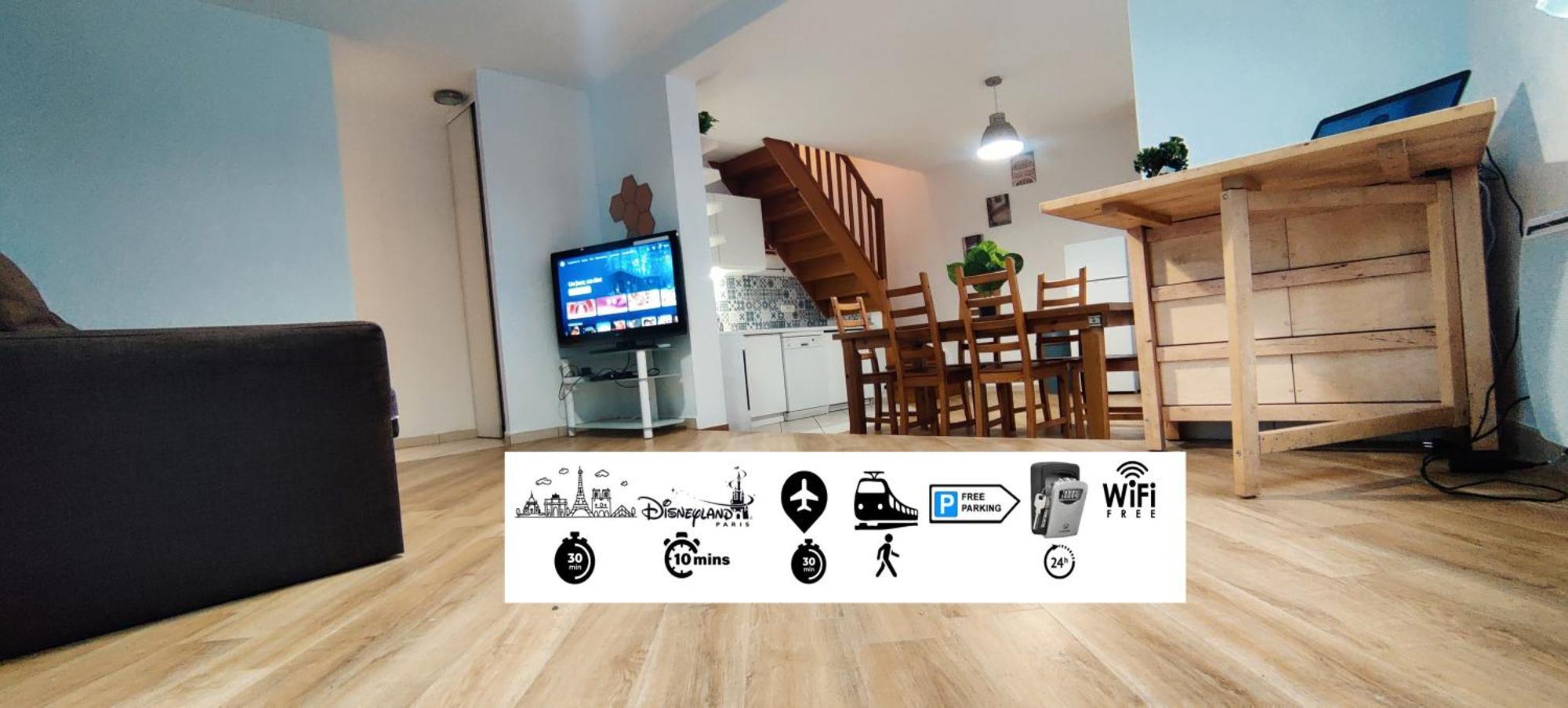 布西圣乔治House Near Disneyland And Paris公寓 外观 照片