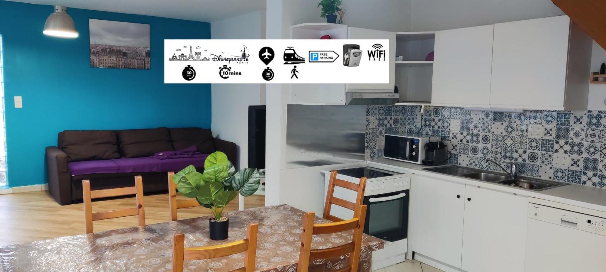 布西圣乔治House Near Disneyland And Paris公寓 外观 照片